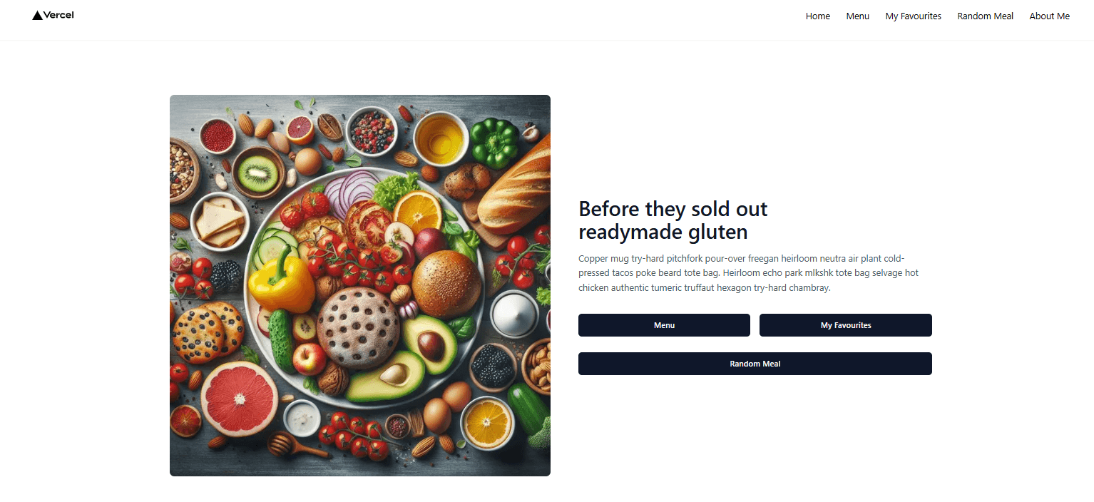 Food Restaurant UI